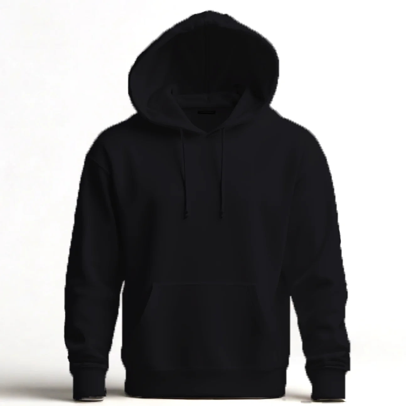 Bluza z własnym nadrukiem kangurka  290gramów  Czarna unisex