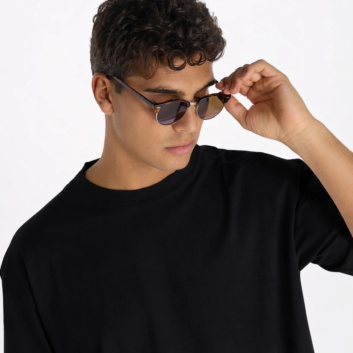 koszulka oversize 240g personalizowana czarna