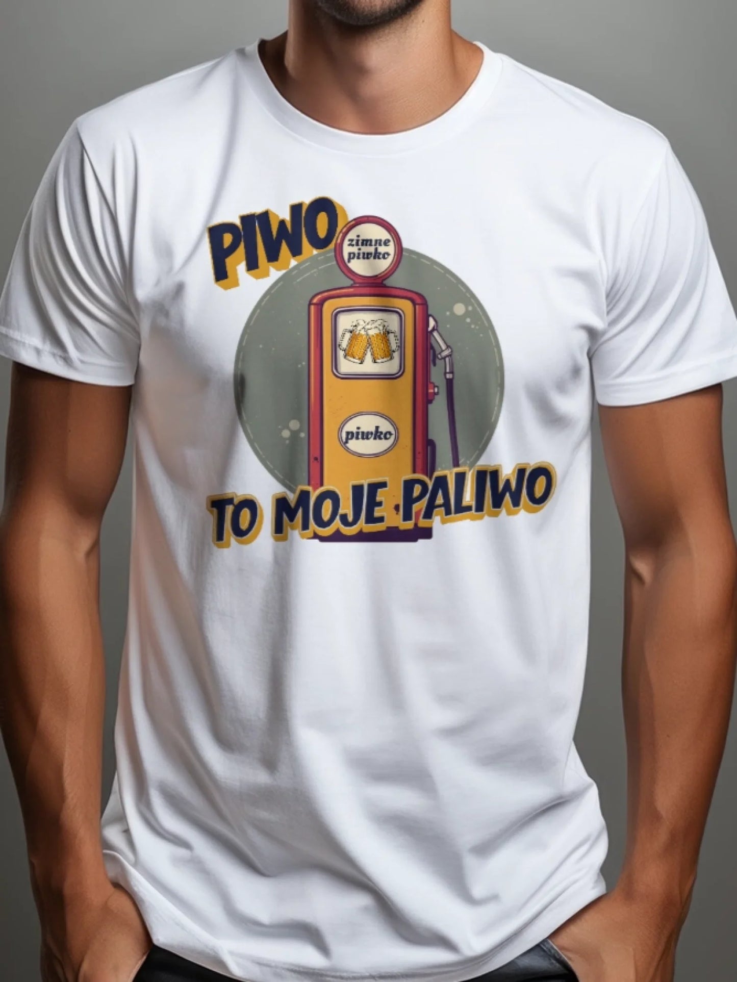 prezent dla piwosza koszulka piwo to moje paliwo