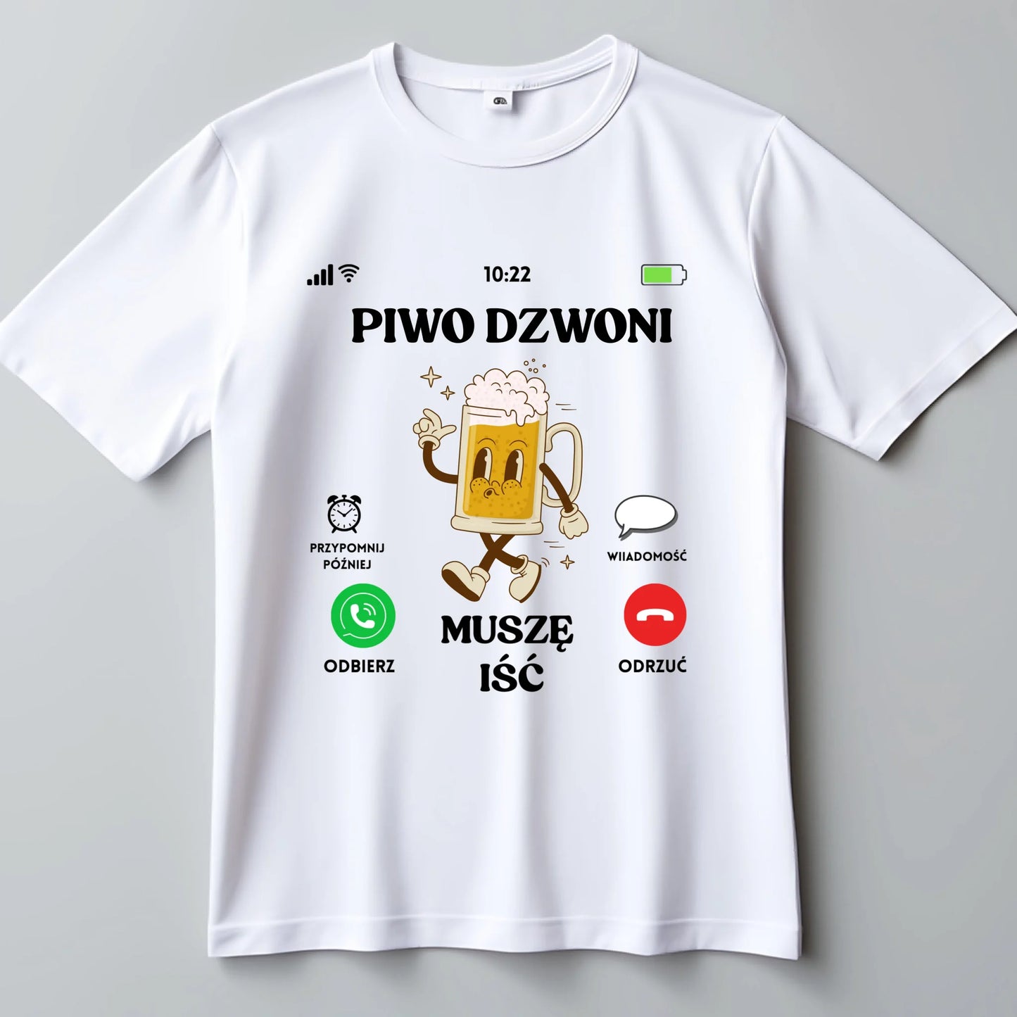 Koszulka męska biała