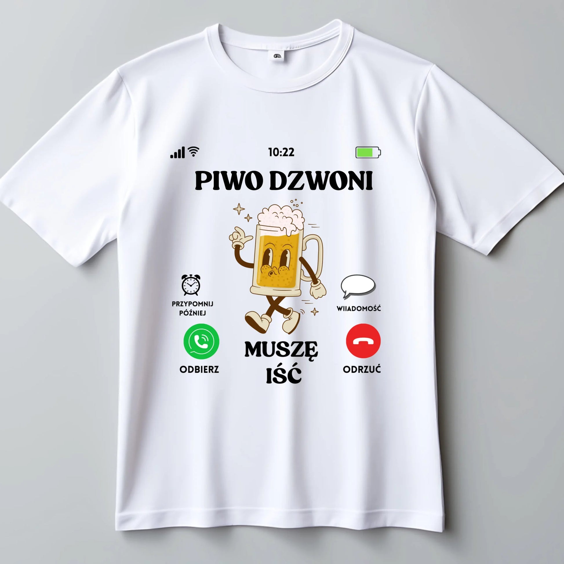 Koszulka męska biała