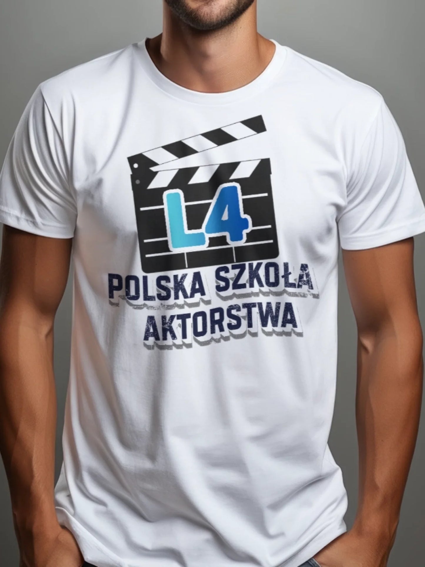 Prezent dla kinomaniaka koszulka z napisem L4