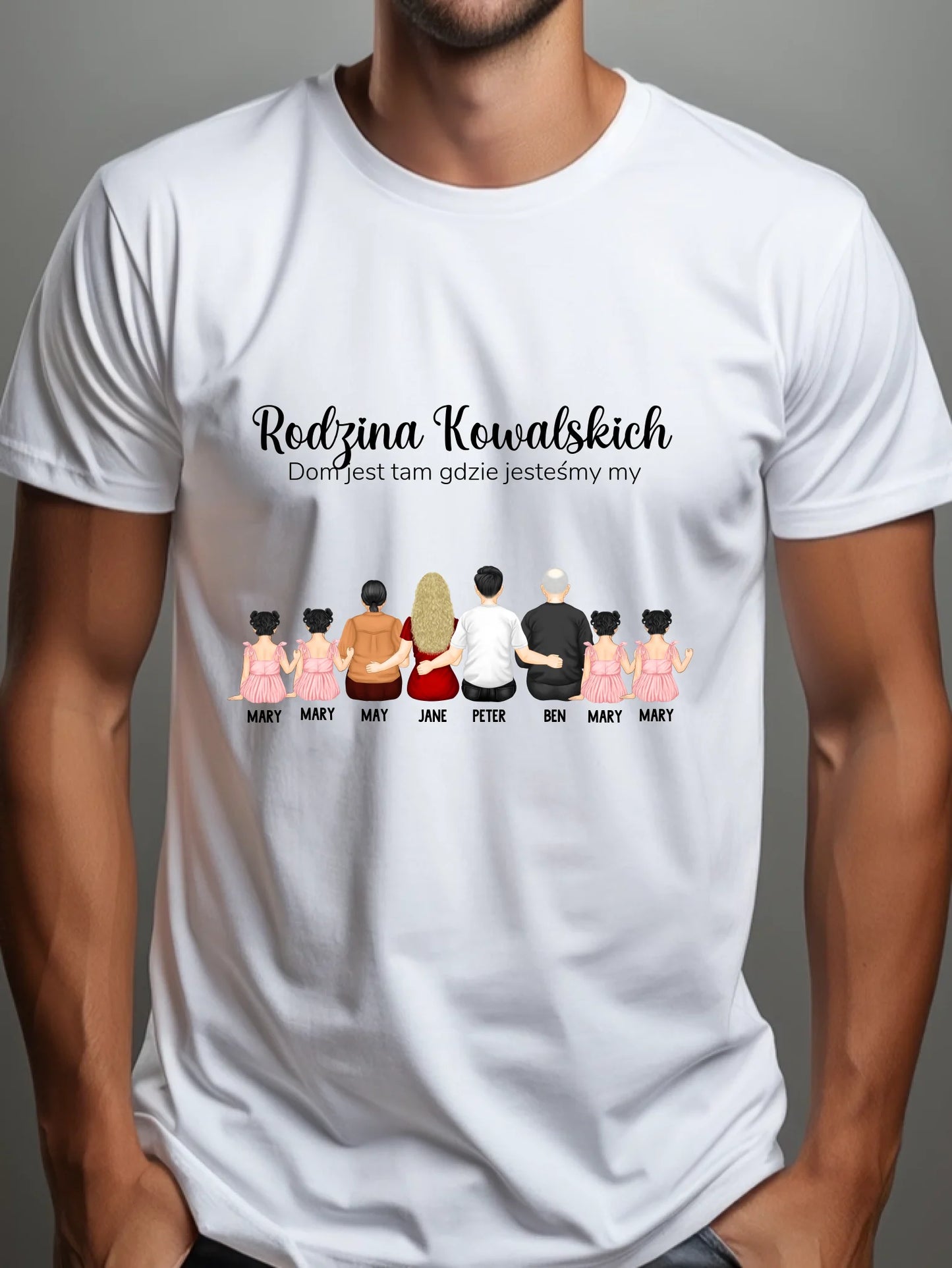 Koszulka meska klasyczna biala