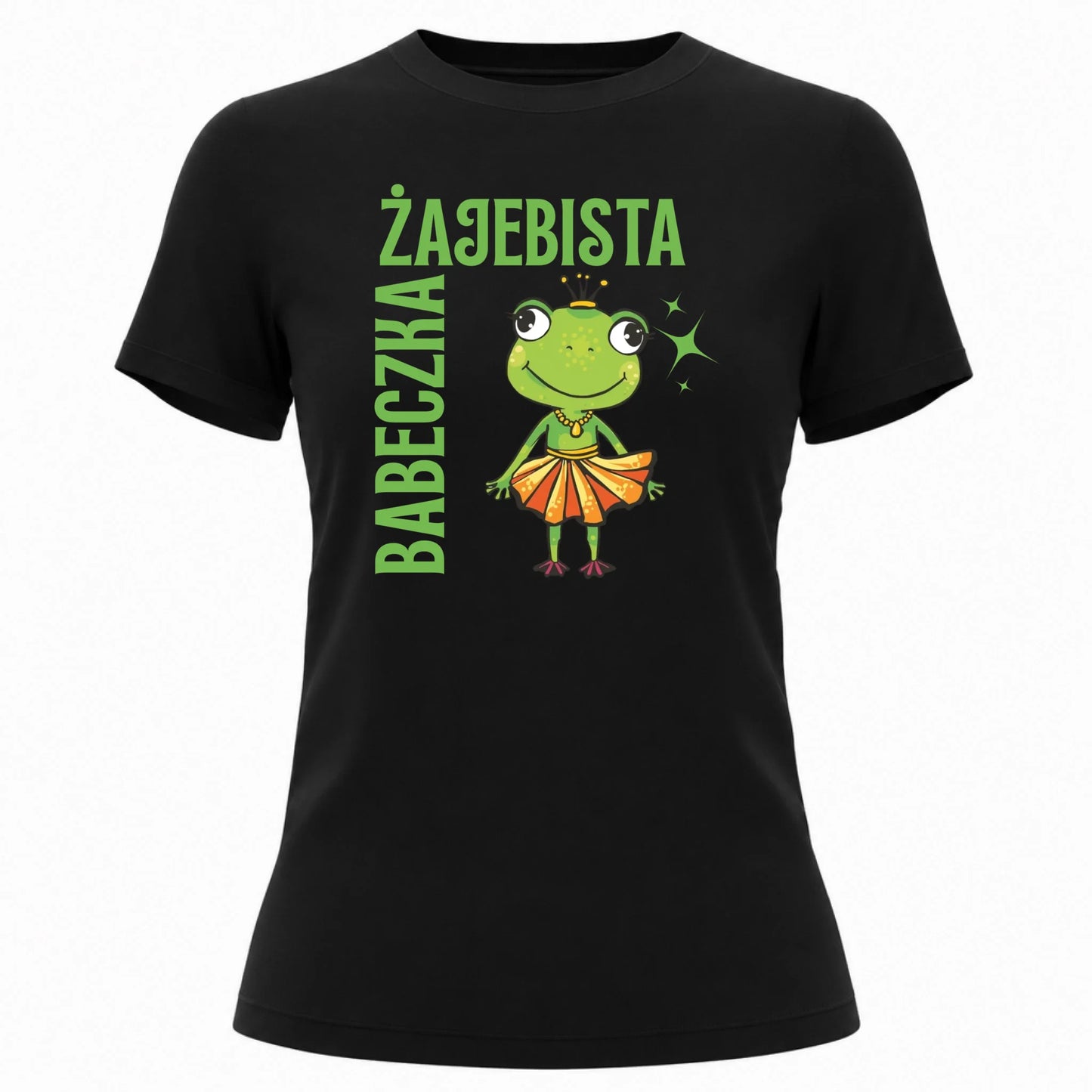 koszulka damska klasyczna czarna