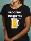 Joyful Native American Young Woman Posing TShirt Ad Attractive Happy TShirt Mockup Product Photo