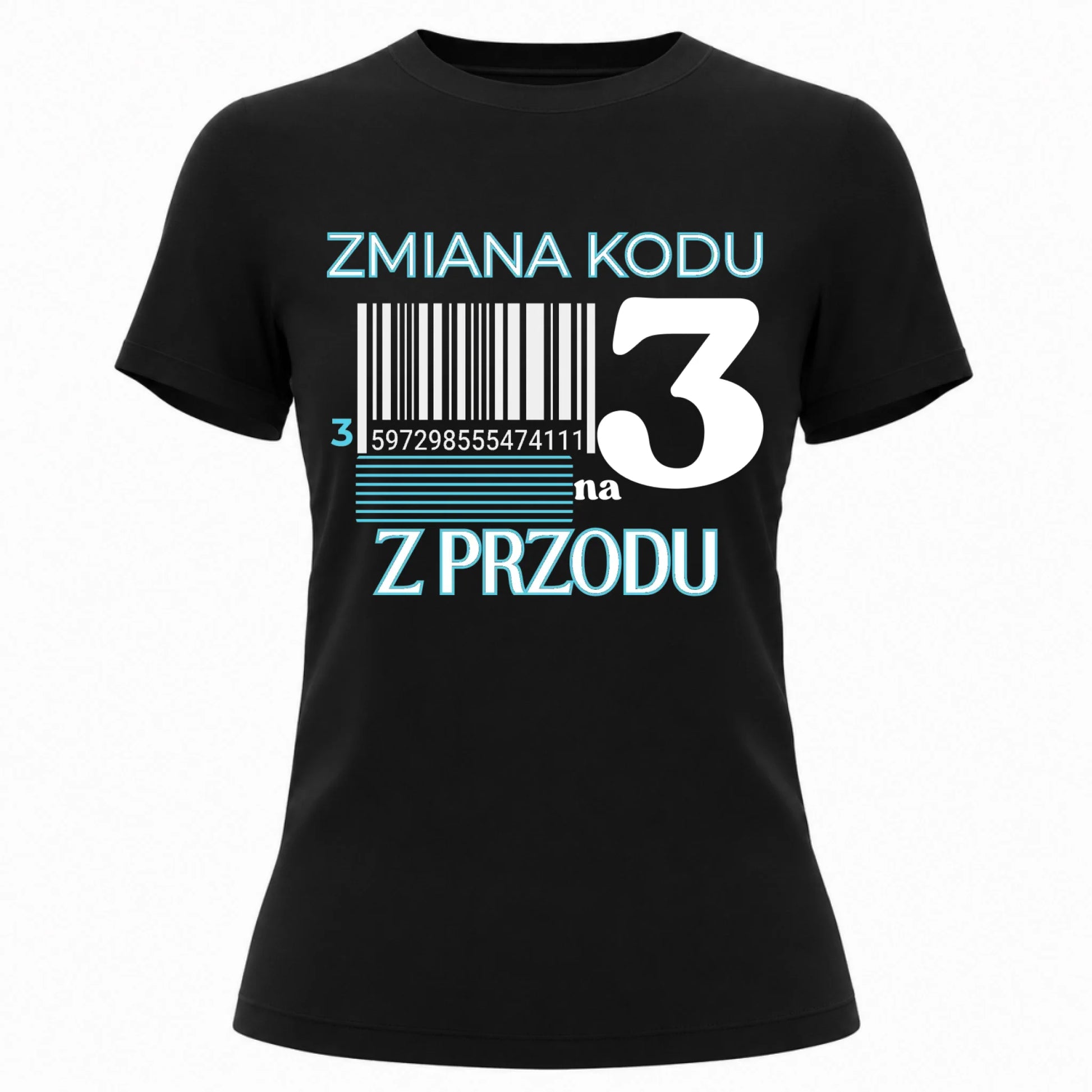 koszulka damska klasyczna czarna