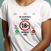 Joyful Native American Young Woman Posing TShirt Ad Attractive Happy TShirt Mockup Product Photo (2)
