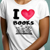 koszulka dla mola ksiazkowego i love books