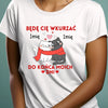 Joyful Native American Young Woman Posing TShirt Ad Attractive Happy TShirt Mockup Product Photo (1)