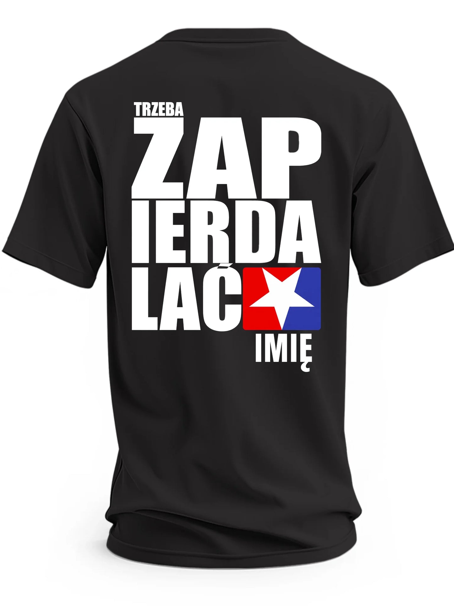 Prezent dla fana motoryzacji Koszulka Trzeba zapierdalać z imieniem