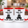 kubek z własnym nadrukiem 440ml personalizowane prezenty pl czerwony