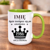 kubek z własnym nadrukiem 440ml personalizowane prezenty pl zielony