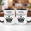 kubek z własnym nadrukiem 440ml personalizowane prezenty pl czarny