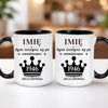 kubek z własnym nadrukiem 440ml personalizowane prezenty pl czarny