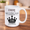 kubek z własnym nadrukiem 440ml personalizowane prezenty pl bialy