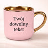 kubek personalizowany z nadrukiem 400ml rozowy