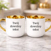 kubek z własnym nadrukiem 400ml personalizowane prezenty pl biale