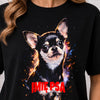 Koszulka damska z Psem Chihuahua personalizowana z imieniem pupila