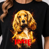 Koszulka damska z Psem Cocker Spaniel Angielski &nbsp;personalizowana z imieniem