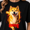 Koszulka damska z Psem Shiba Inu personalizowana z imieniem