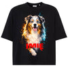Koszulka damska z Psem owczarek australijski personalizowana z imieniem tshirt