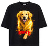 Koszulka damska z Psem Golden Retriever personalizowana z imieniem tshirt
