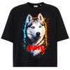 Koszulka damska z Psem Husky personalizowana z imieniem tshirt
