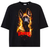Koszulka damska z Psem owczarek belgijski Malinois personalizowana z imieniem tshirt