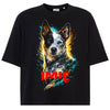 Koszulka damska z Psem kundelek personalizowana z imieniem tshirt