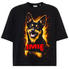 Koszulka damska z Psem kundelek #2 personalizowana z imieniem tshirt