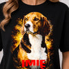 Koszulka damska z Psem Beagle  #2 personalizowana z imieniem