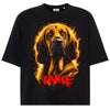Koszulka damska z Psem Bloodhound personalizowana z imieniem tshirt