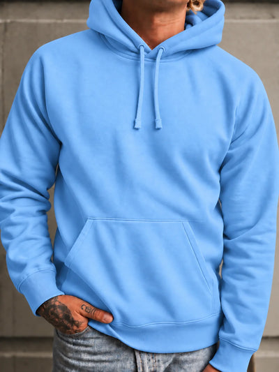 Bluza z własnym nadrukiem kangurka 290gramów Sky Blue