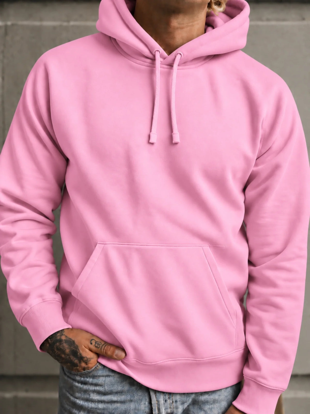 bluza z wlasnym nadrukiem 290g sky różowa