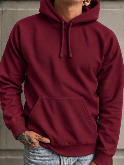 Bluza z własnym nadrukiem kangurka 290gramów męska Burgund