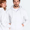 Bluza z własnym nadrukiem rozpinana z kapturem o gramaturze 290 gramów w kolorze zielonym unisex męska damska bluza firmowa