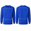 bluza reklamowa dla firm z nadrukiem bez kaptura royal blue
