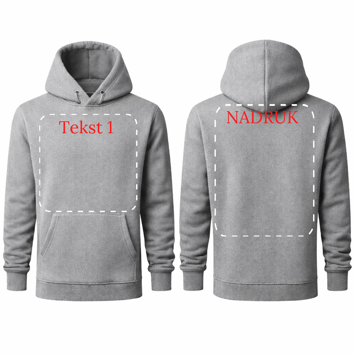 bluza męska reklamowa dla firm 320g szara