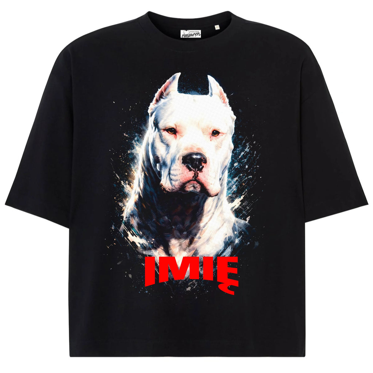 Koszulka damska z Psem Dog Argentyński personalizowana z imieniem