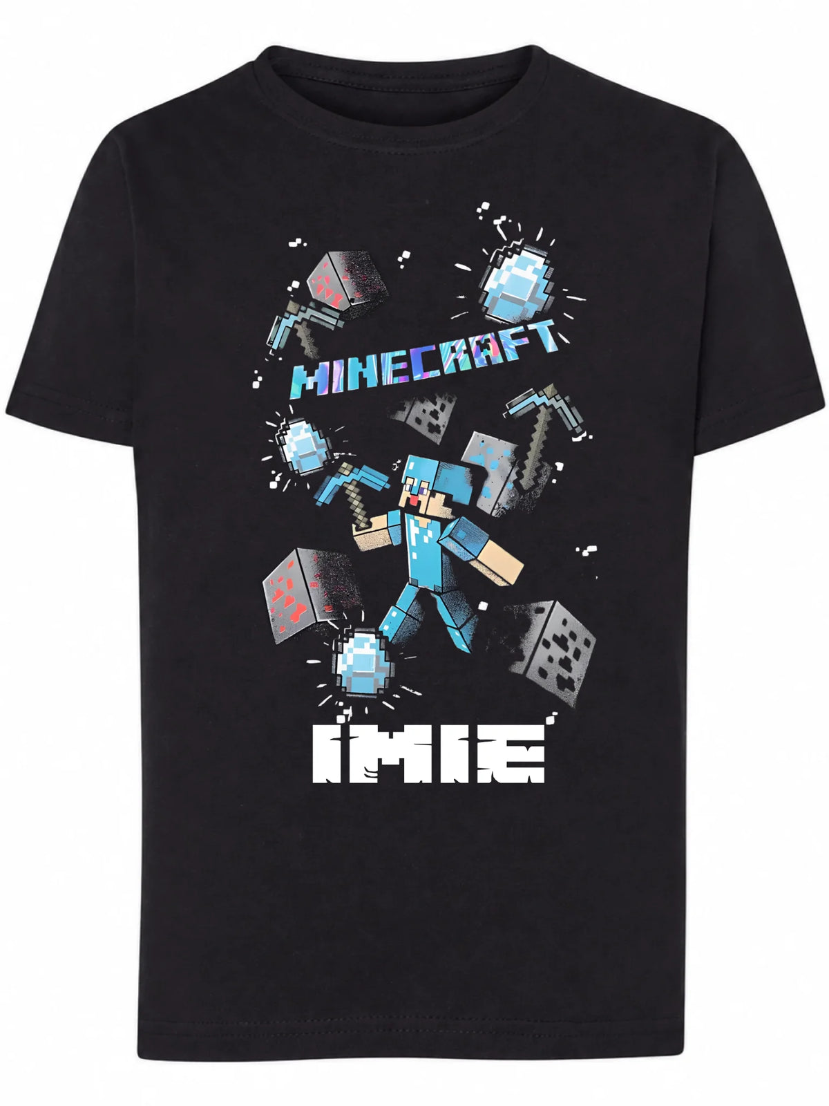 Koszulka Minecraft Diamentowy górnik