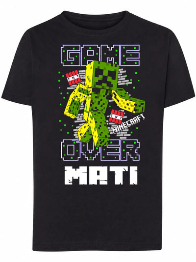 Koszulka Minecraft Creeper Game Over