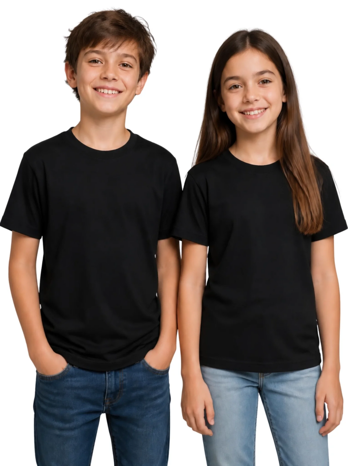 Dzieci koszulki mockoup
