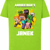 Koszulka Minecraft Steve i przyjaciele