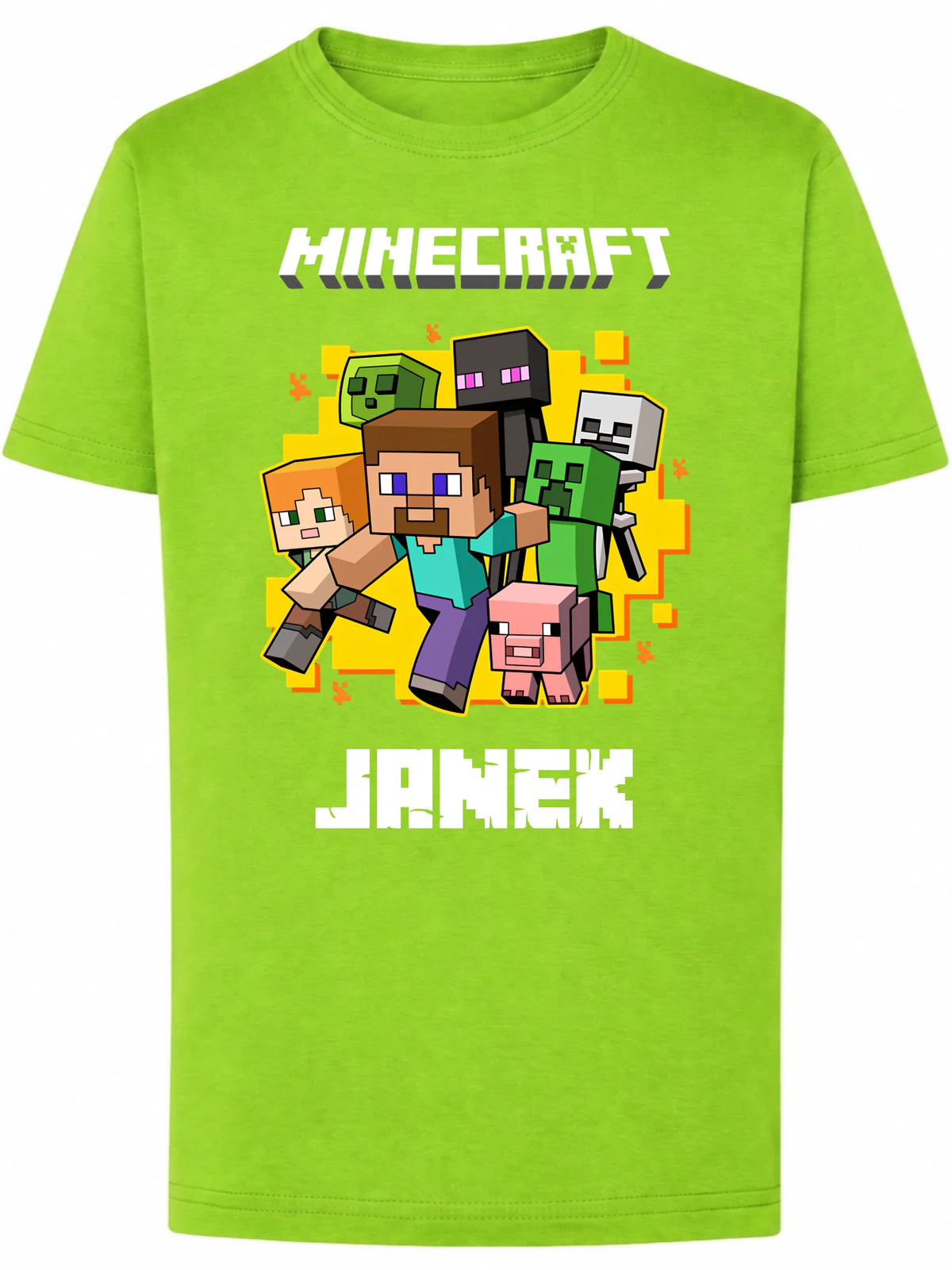 Koszulka Minecraft Steve i przyjaciele