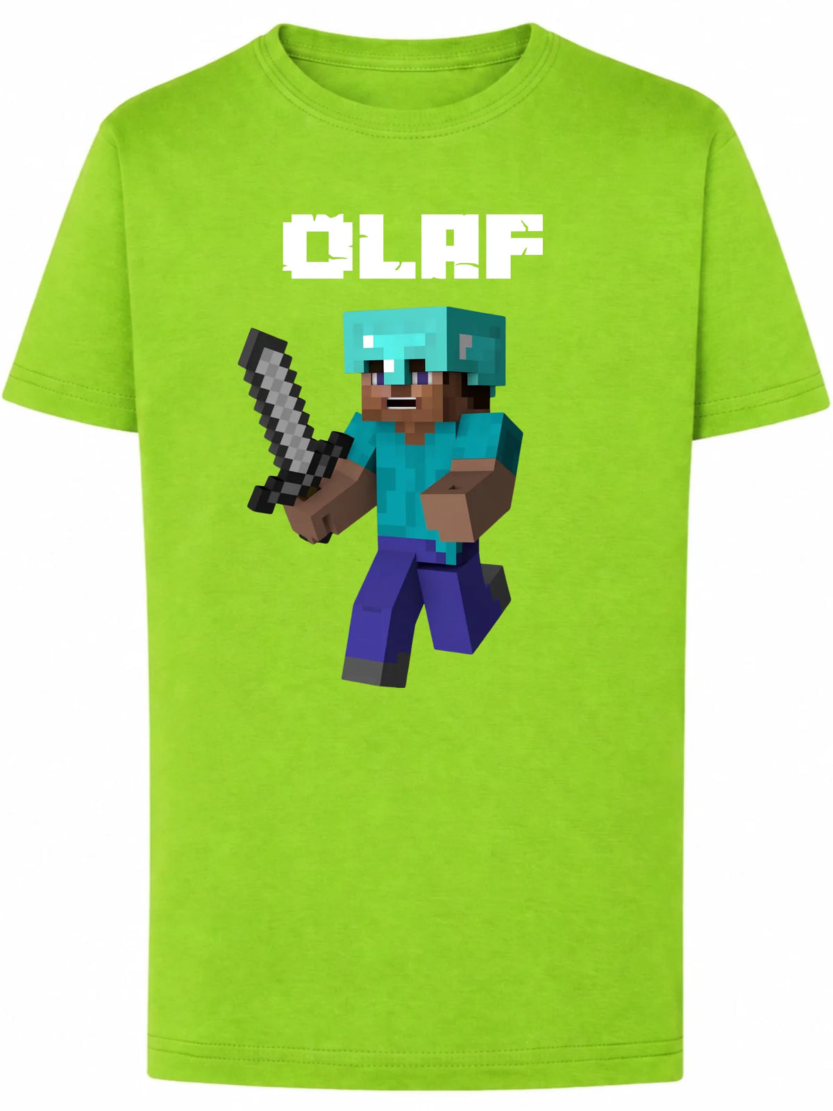 Koszulka Minecraft Steve z mieczem
