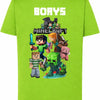 Koszulka Minecraft Bohaterowie świata bloków