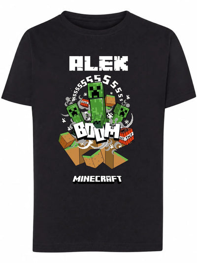 Koszulka Minecraft Creeper Boom