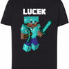 Koszulka Minecraft Steve w diamentowej zbroi