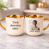 kubek z własnym nadrukiem 400ml personalizowane prezenty pl kremowy