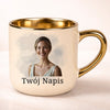 kubek personalizowany z nadrukiem 400ml kremowy